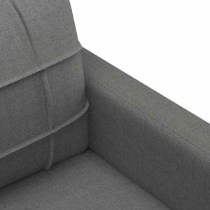 3-Sitzer Sofa Dunkelgrau Stoff 180 cm