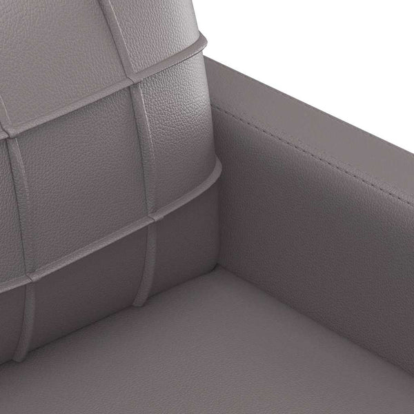 vidaXL Armchair Grey 60 cm Faux Leather