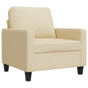Sessel Creme Stoff 60 cm