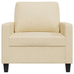 Sessel Creme Stoff 60 cm