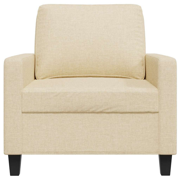 Sessel Creme Stoff 60 cm