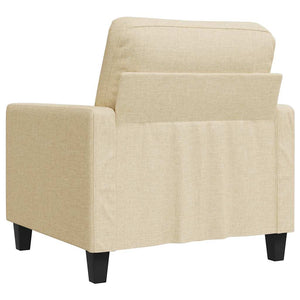 Sessel Creme Stoff 60 cm