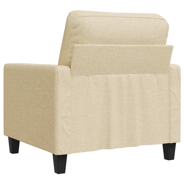 Sessel Creme Stoff 60 cm