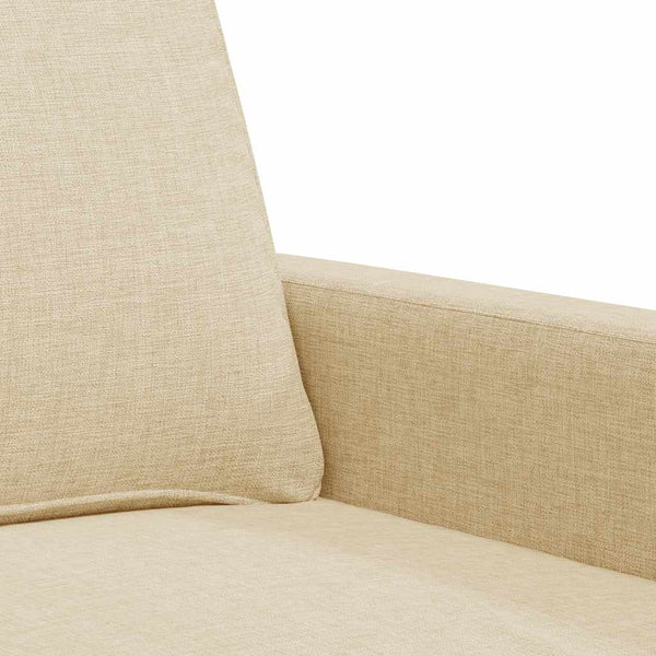 Sessel Creme Stoff 60 cm