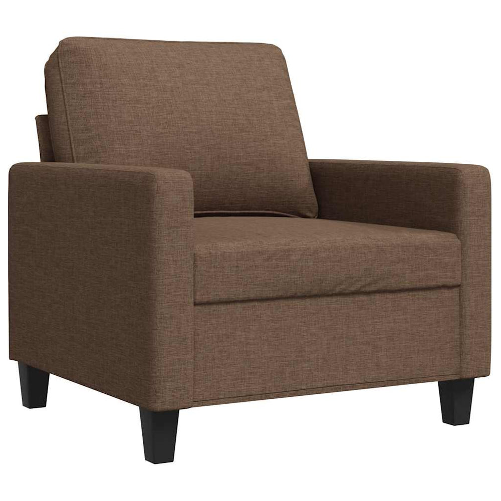 vidaXL Armchair Brown 60 cm Fabric