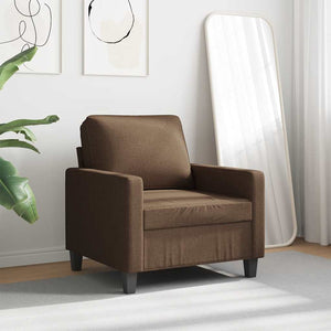vidaXL Fauteuil marron 60 cm Tissu
