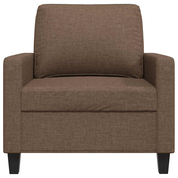 vidaXL Fauteuil marron 60 cm Tissu