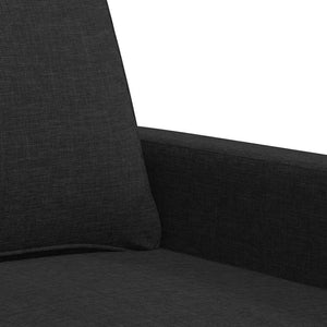 Schwarzer Sessel Stoff 60 cm