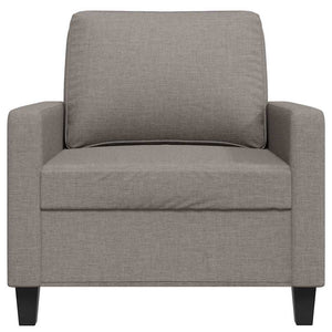 vidaXL Fauteuil Taupe 60 cm Tissu