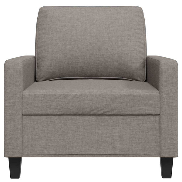 vidaXL Fauteuil Taupe 60 cm Tissu