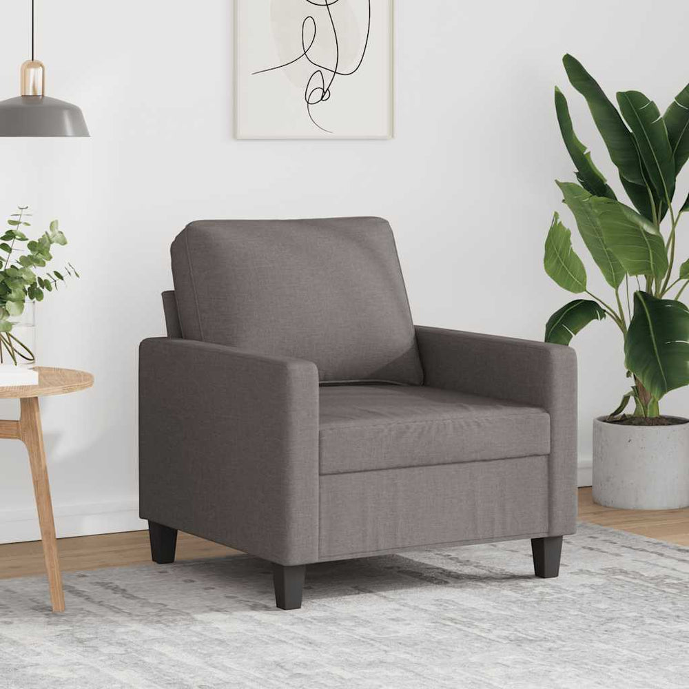 Sessel Taupe Stoff 60 cm