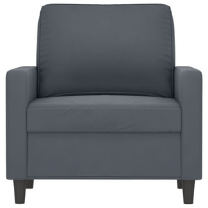 vidaXL Armchair Dark Grey 60 cm Velvet