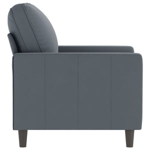 vidaXL Armchair Dark Grey 60 cm Velvet