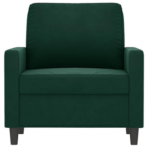 vidaXL Armchair Dark Green 60 cm Velvet