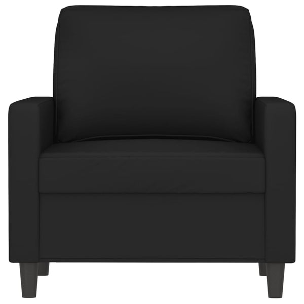 Schwarzer Samt Sessel 60 cm
