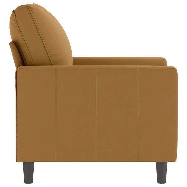 vidaXL Fauteuil marron 60 cm Velours