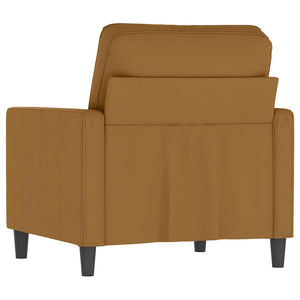 vidaXL Fauteuil marron 60 cm Velours