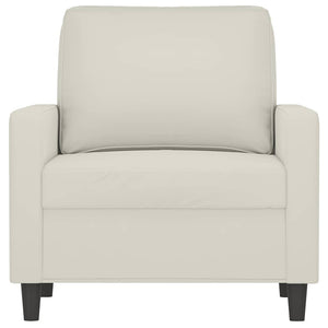 vidaXL Armchair Cream 60 cm Velvet