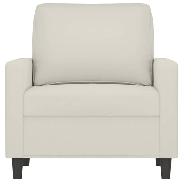 vidaXL Armchair Cream 60 cm Velvet