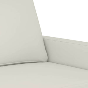 vidaXL Armchair Cream 60 cm Velvet