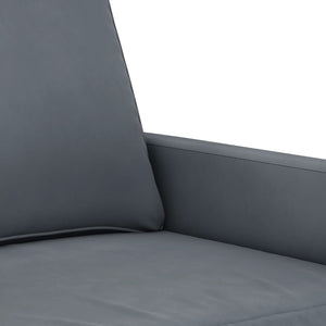 Dunkelgraues 2-Sitzer Samt Sofa 120 cm
