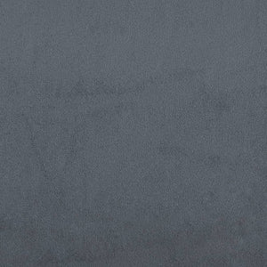 Dunkelgraues 2-Sitzer Samt Sofa 120 cm
