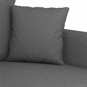 vidaXL Fauteuil gris foncé 60 cm Tissu