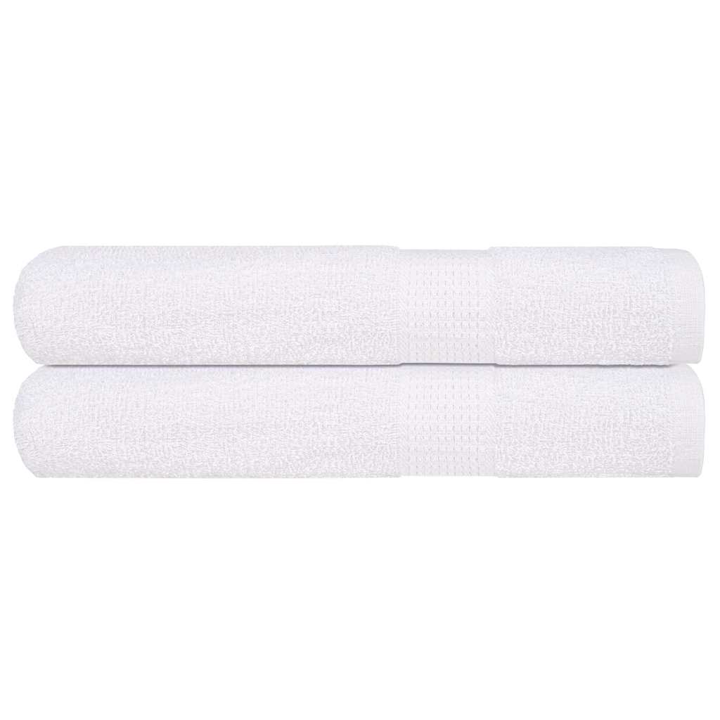 Saunatücher FROGN 2 Stk. Weiß 80x200 cm 360 g/m²