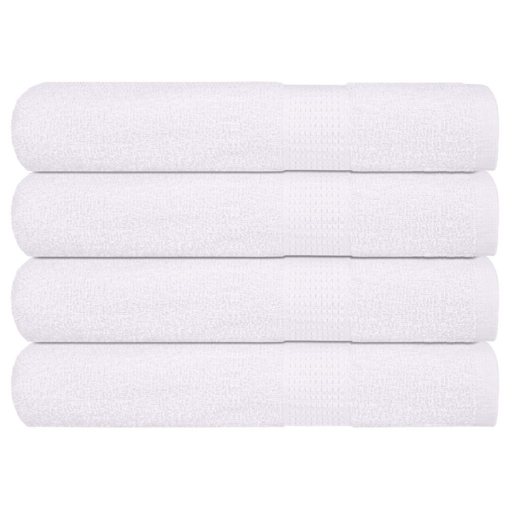 Saunatücher FROGN 4 Stk. Weiß 80x200 cm 360 g/m²