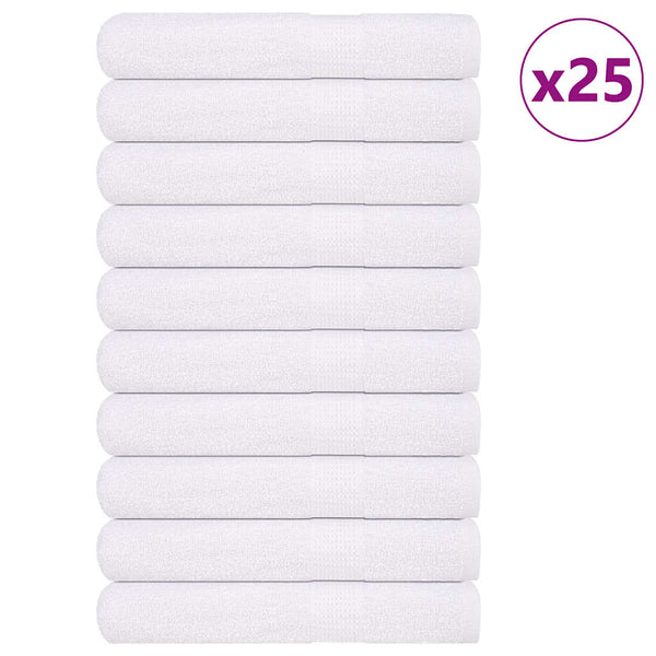 Saunatücher FROGN 25 Stk. Weiß 80x200 cm 360 g/m²