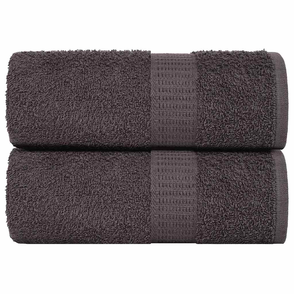 Waschlappen FROGN 2 Stk. Anthrazit 15x21 cm 360 g/m²