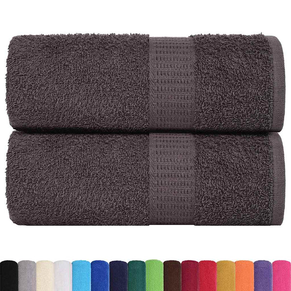 Waschlappen FROGN 2 Stk. Anthrazit 15x21 cm 360 g/m²