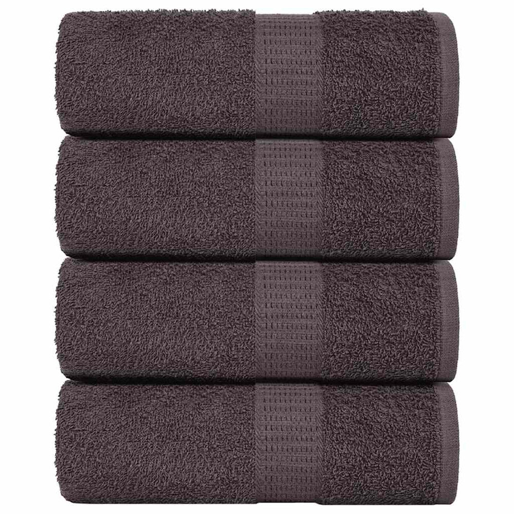 Waschlappen FROGN 4 Stk. Anthrazit 15x21 cm 360 g/m²