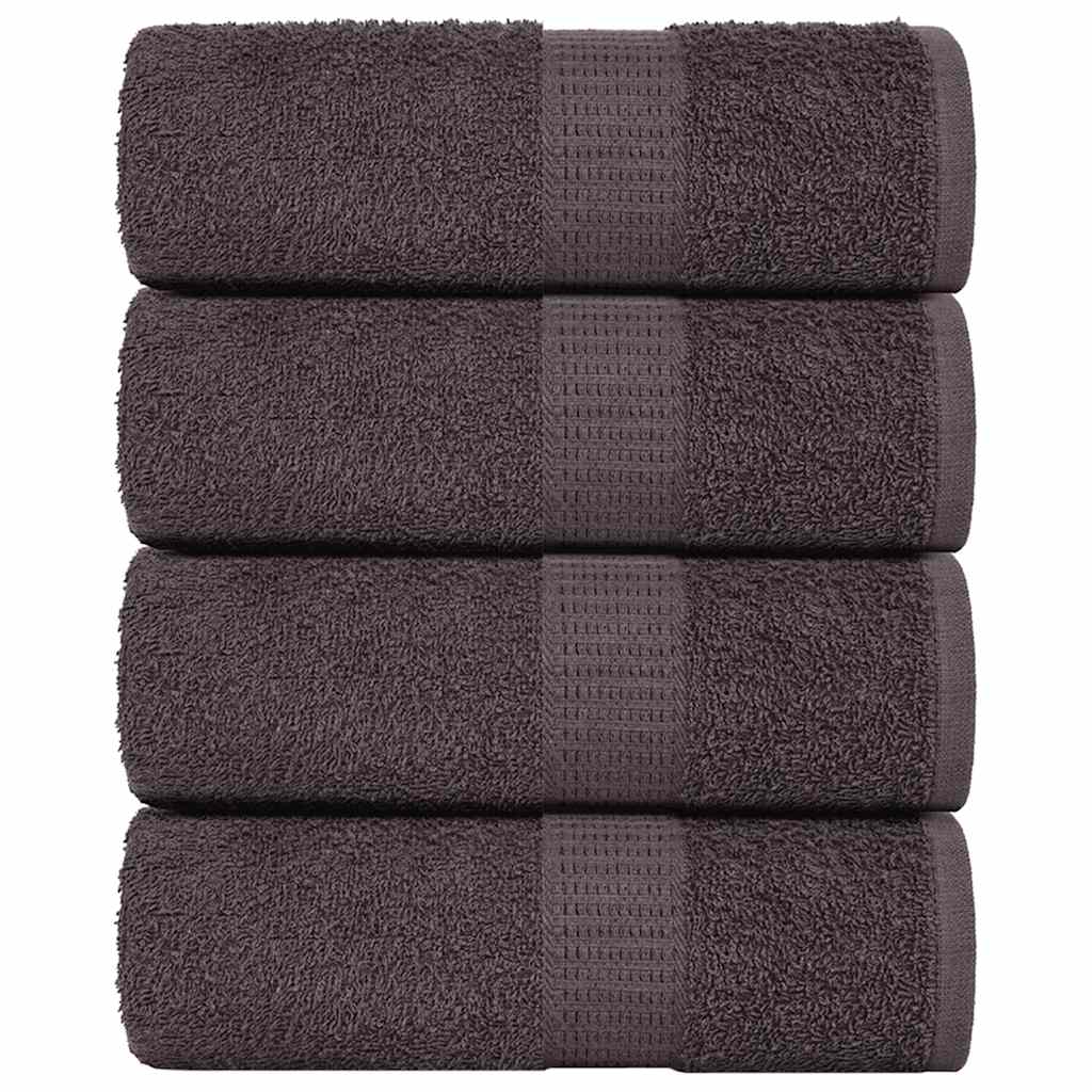 Waschlappen FROGN 4 Stk. Anthrazit 15x21 cm 360 g/m²