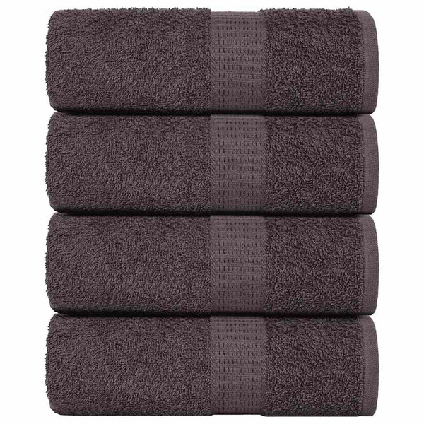 Waschlappen FROGN 4 Stk. Anthrazit 15x21 cm 360 g/m²