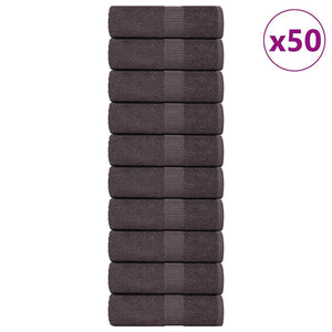 Waschlappen FROGN 50 Stk. Anthrazit 15x21 cm 360 g/m²