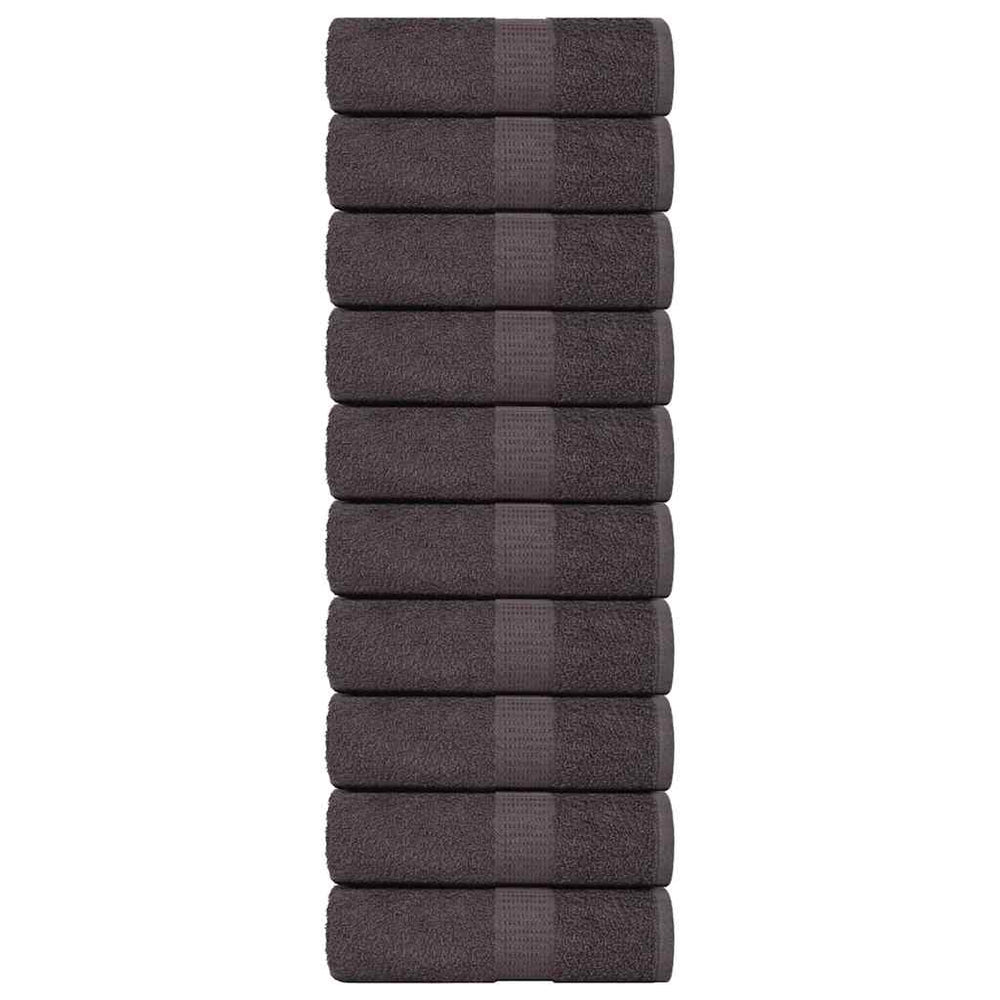 Waschtücher FROGN 10 Stk. Anthrazit 30x30 cm 360 g/m²