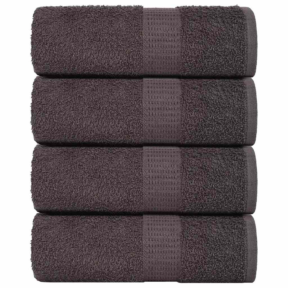 Gästetücher FROGN 4 Stk. Anthrazit 30x50 cm 360 g/m²