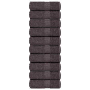 Gästetücher FROGN 10 Stk. Anthrazit 30x50 cm 360 g/m²
