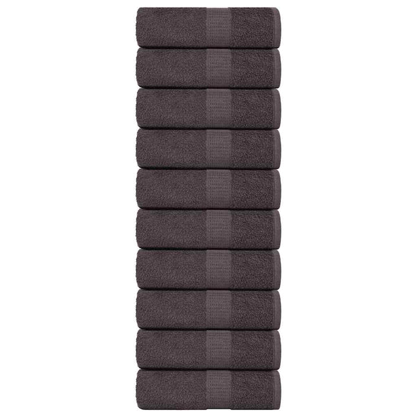 Gästetücher FROGN 10 Stk. Anthrazit 30x50 cm 360 g/m²