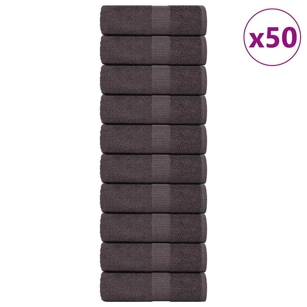 Gästetücher FROGN 50 Stk. Anthrazit 30x50 cm 360 g/m²