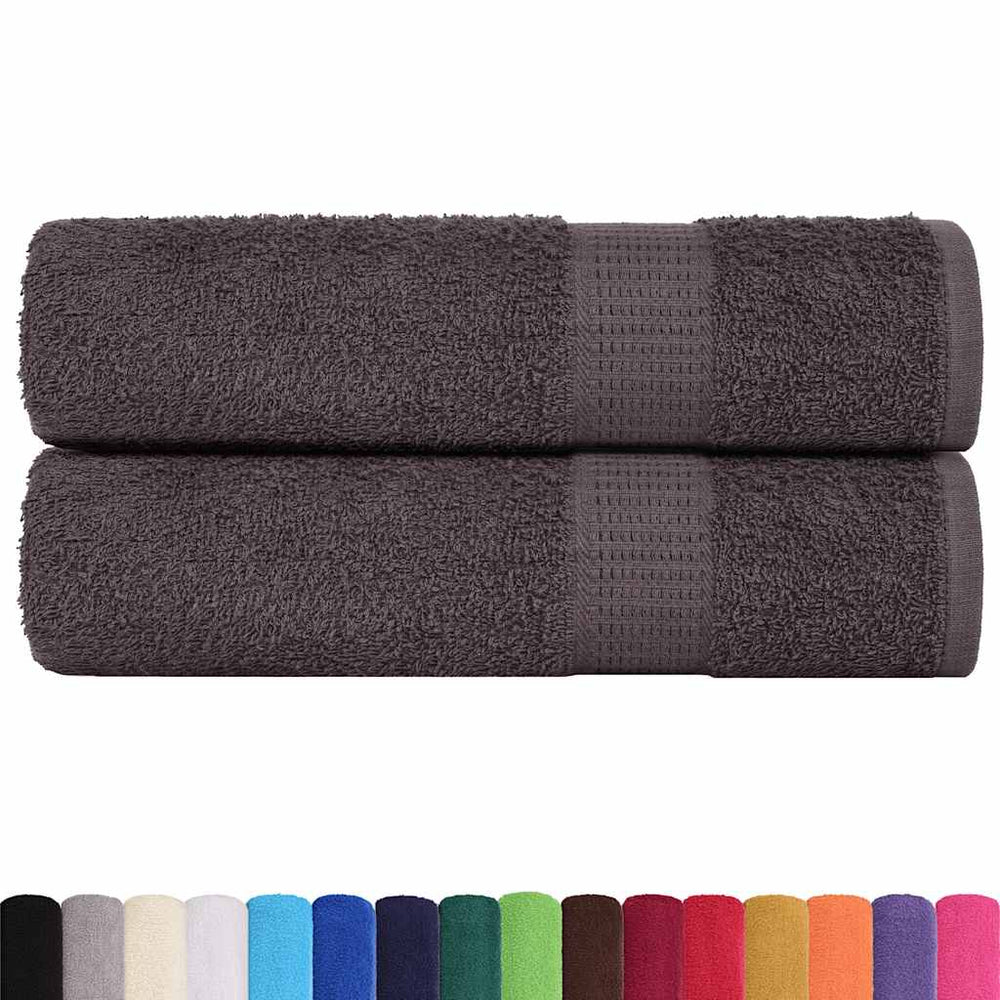 Duschtücher FROGN 2 Stk. Anthrazit 70x140 cm 360 g/m²