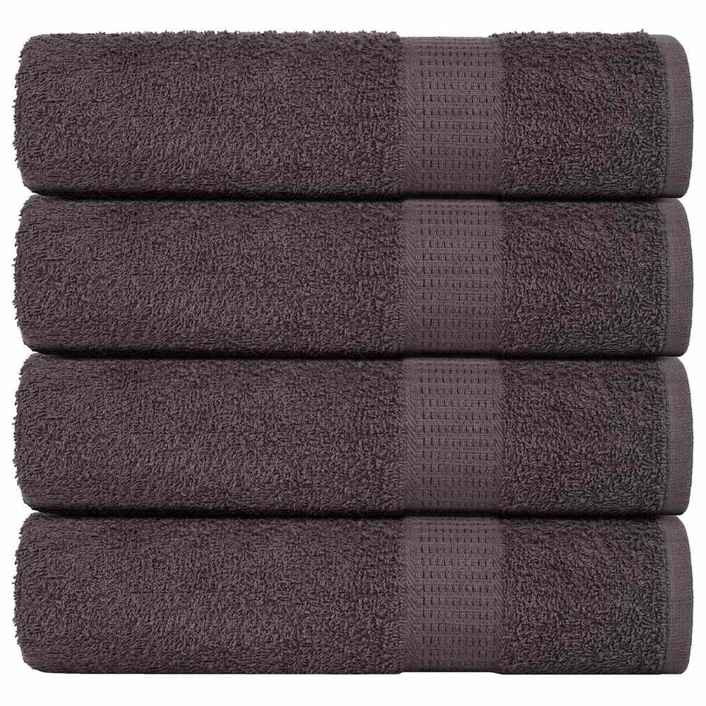Badetücher FROGN 4 Stk. Anthrazit 100x150 cm 360 g/m²