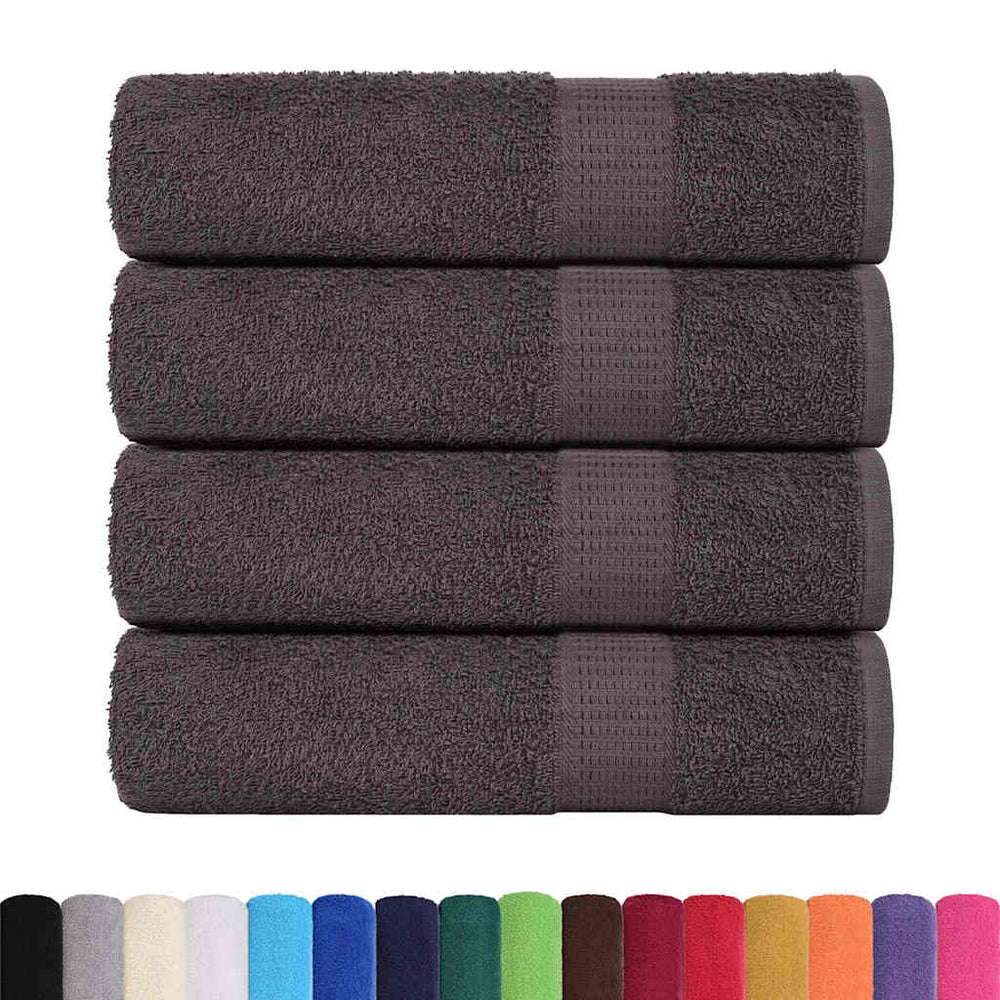 Badetücher FROGN 4 Stk. Anthrazit 100x150 cm 360 g/m²