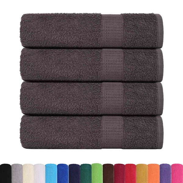Badetücher FROGN 4 Stk. Anthrazit 100x150 cm 360 g/m²