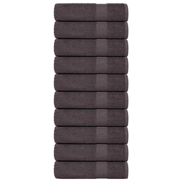 Badetücher FROGN 10 Stk. Anthrazit 100x150 cm 360 g/m²