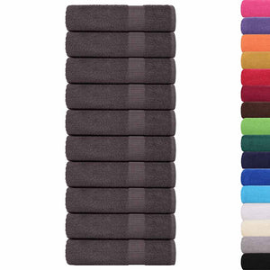 Badetücher FROGN 10 Stk. Anthrazit 100x150 cm 360 g/m²