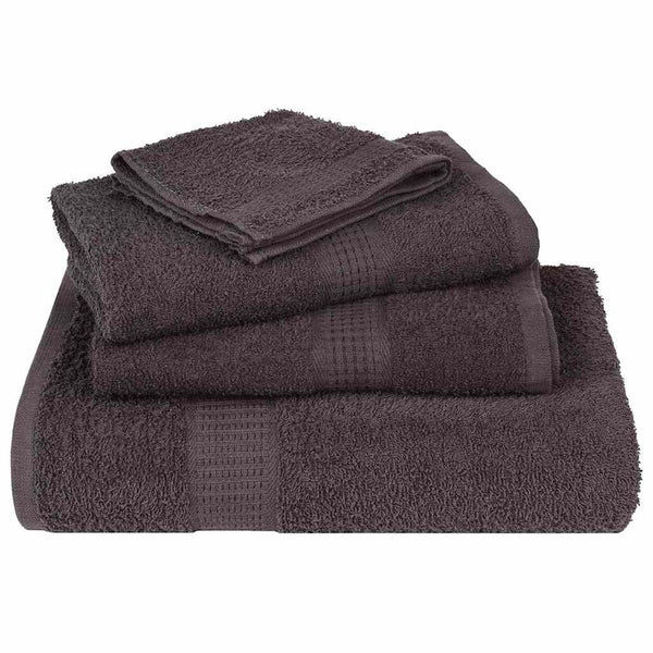 Badetücher FROGN 10 Stk. Anthrazit 100x150 cm 360 g/m²
