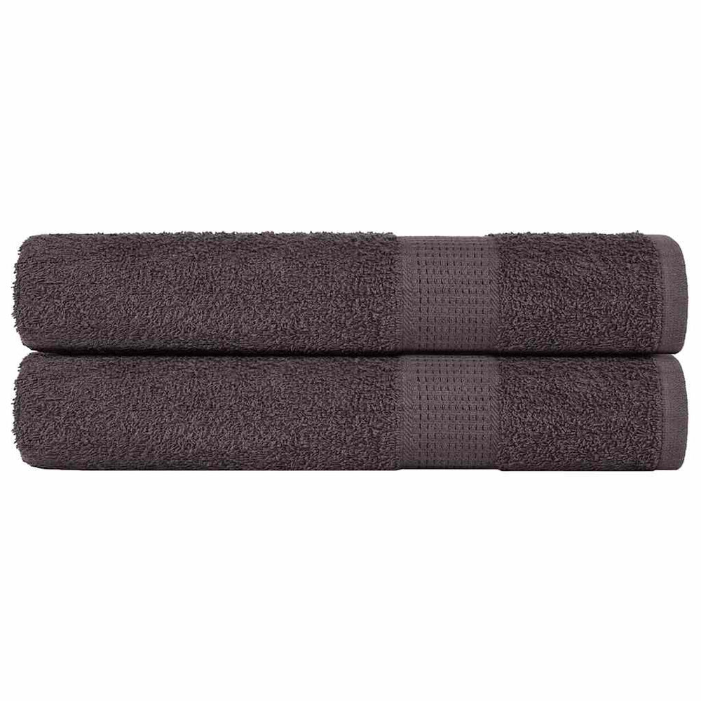 Saunatücher FROGN 2 Stk. Anthrazit 80x200 cm 360 g/m²