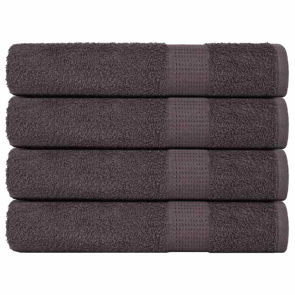 Saunatücher FROGN 4 Stk. Anthrazit 80x200 cm 360 g/m²